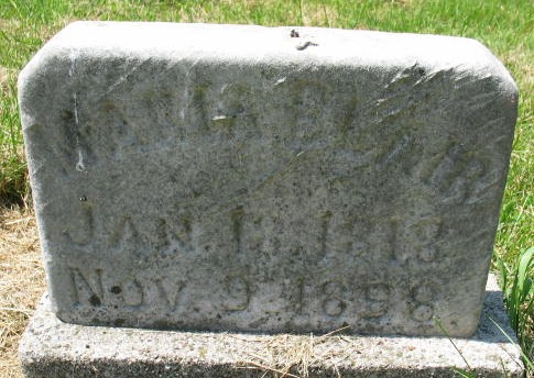 Maria Blair tombstone